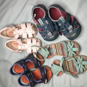 Toddler 7 Sandal Lot